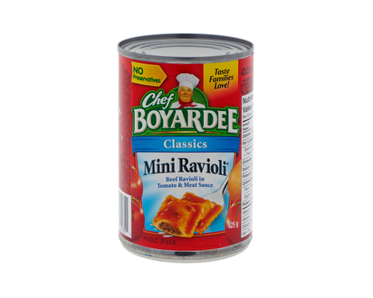 CHEF BOYARDEE Mini Ravioli - 425g