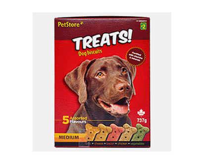 Treats Dog Biscuits - Medium Size - 700g
