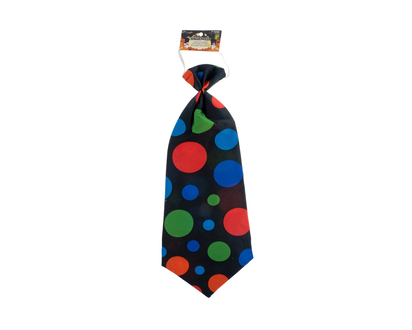 Halloween jumbo clown bowtie/tie