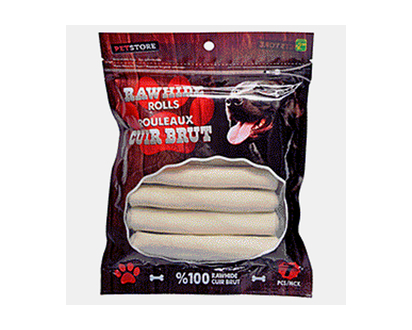 Rawhide Rolls for Dogs, 7 Pack - 130g