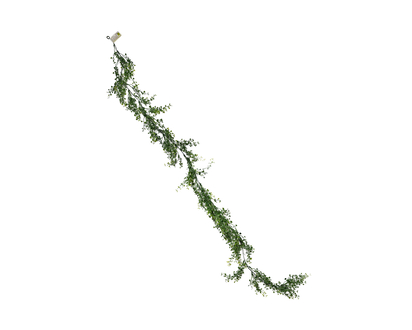 Plastic Decorative Green Garland - 68"