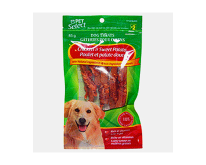 Chicken & Sweet Potato Dog Treats - 100g