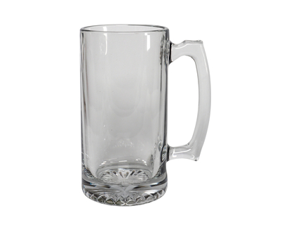 Large Glass Beer Mug - 24oz