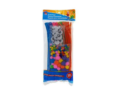 Craft Pack of 250 Pieces (Assorted) - 300pcs