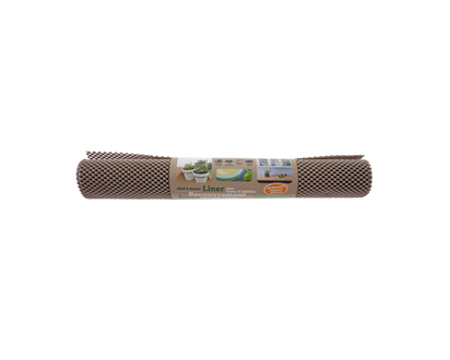 Taupe Anti-Slip Shelf Liner - 18"x50"