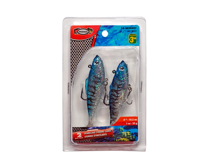 Sparkling Fish Shaped Fishing Lure, 2pc