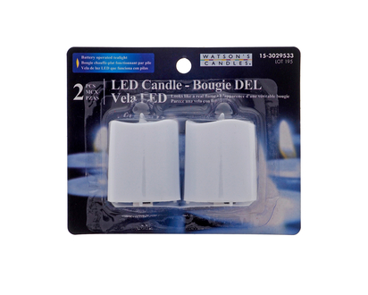 Led Votive Candle Light 2un