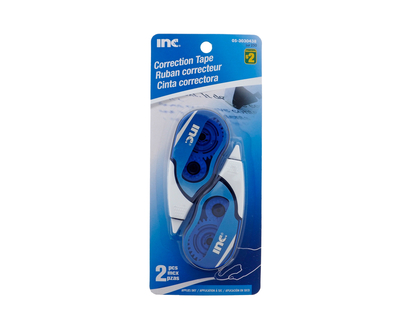 Correction Tape, 2 Pack - 2pk,1/6"x19.8' per piece
