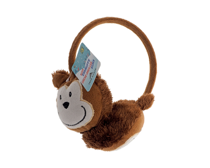 Adjustable Ear Muffs w Plush Characters