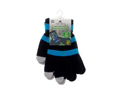 Boys Texting Gloves With Lbrushed Int - 7-14