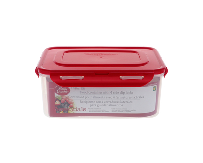 BC Food Container with 4 Side Clip Locks - 2.3L
