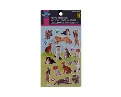 Autocollant en relief couleurs assorties