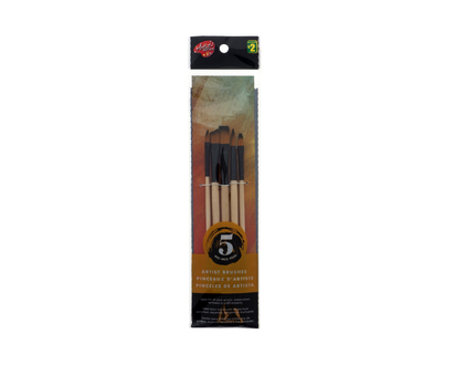 Artist Brushes, 5 pack - 5pk