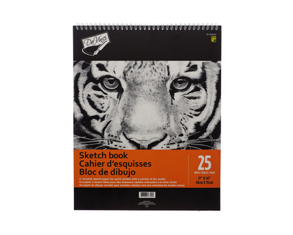 25 Page Sketch Pad - 11"x14",25 Sheets