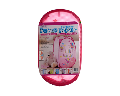 Kids Laundry Hamper - English Text