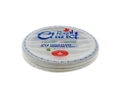 Disposable Luncheon Plates, 20 Pack - 20ct/8.75"