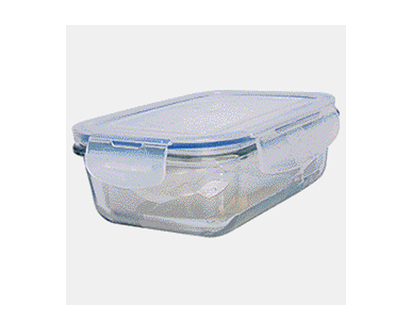 Rectangular Glass Food Container - 550ml