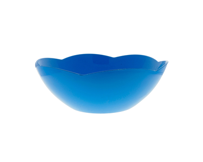 Shinny Scallop Plastic Serving Bowl - 14"