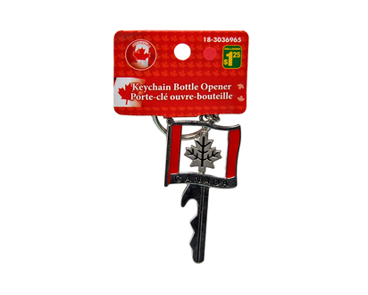 Canada Metal Key Keychain - 7.5cm