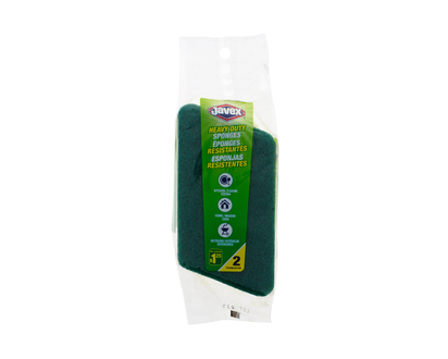 Heavy Duty Scrub Sponges, 2 Pack