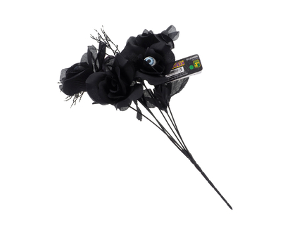 13" Halloween Rose/Maple Leaf Bush - 13"