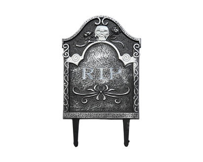 Halloween- Plastic Tombstone Yard Stake - 31.8cmx24cm