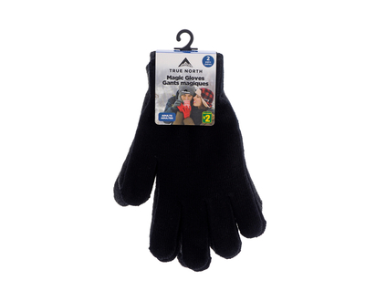 Men'S Acrylic Knit Magic Gloves, 2PR - adult