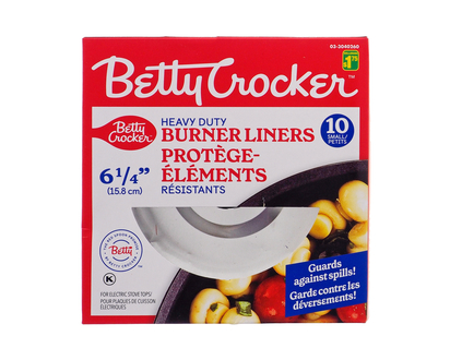 Small size Burner Liners, 10Pk - 10pcs