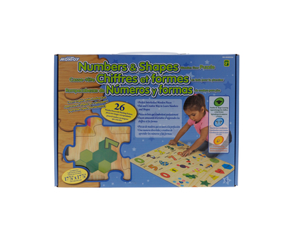 26pc Wooden Floor Puzzle - 26pcs