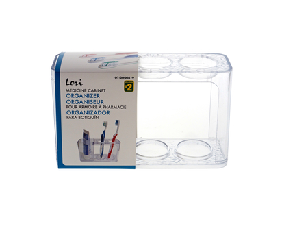 Plastic Medicine Shelf Organizer
