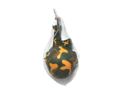 Toy Plastic Camouflage Helmet And Rifle