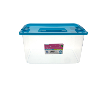 Rect Storage Box w/Clip Lid - 32 x 22.8 x 16.4 cm
