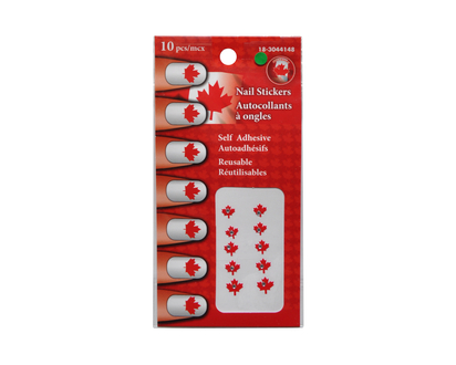 Souvenir Canada Nail Sticker - 10pk