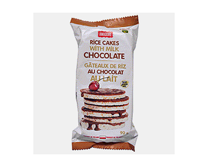 Rice Cakes with Milk Chocolate - 90g
