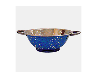 Coloured Footed Deep Colander