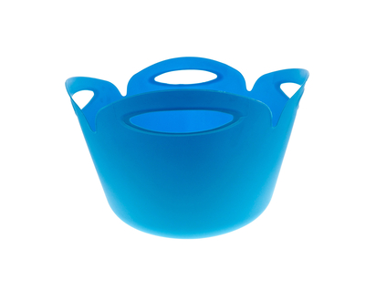 Round Pail With 4 Slotted Handles - 15.25"