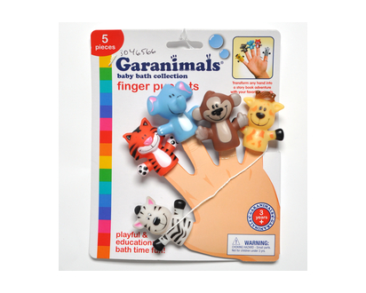 Toy Animal Finger Puppets, 5un - 9g
