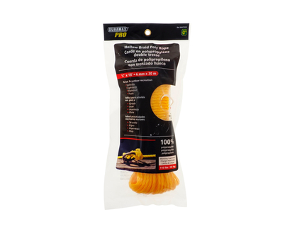 Hollow Braid Poly Rope - 60mmx30m