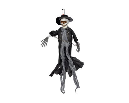 Halloween-Hanging Skeleton w/Chains - 44 cm