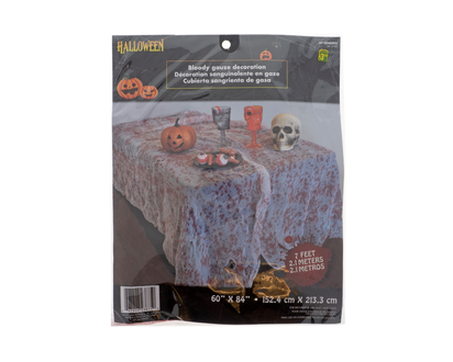 Hall-Bloody Gauze wall/table Decoration - 60"x84"