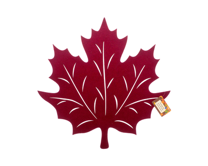 THANKSGIVING 16" Die Cut Felt Maple Leaf - 17.5"