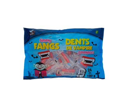 Halloween 24 pk Gummy Fangs - 24 pk