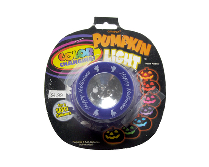 Hall-Color Changing Pumpkin LED light - 6.8cm