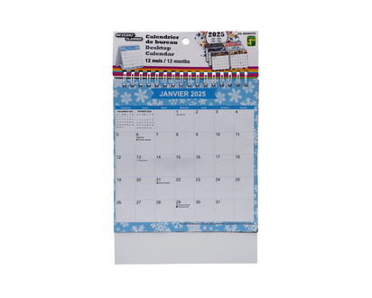 A-Frame Desk Calendar - French
