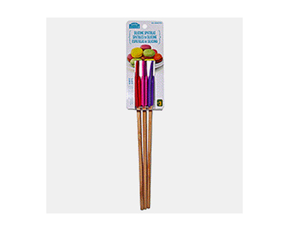Silicone Spatulas,3 Pack (Asst. Colours) - 30cm