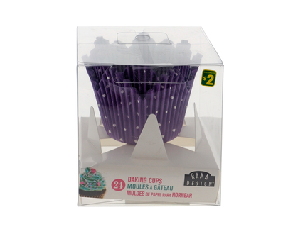 Printed Paper Petal Baking Cups, 24 Pack - 24 pk