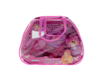 Beauty Products And Accessories In Purse