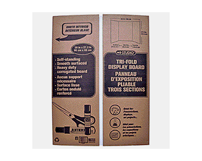 Tri-Fold Display Board - 27.25x39.25"