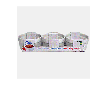 Porcelain Ramekin in SleevePack, 3 Pack - 3.5"