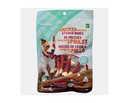 Chicken Wrapped Starch Bones - 85g